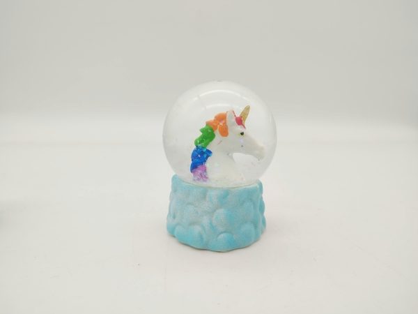 Glitter Ball Unicorn Head with little Eyes